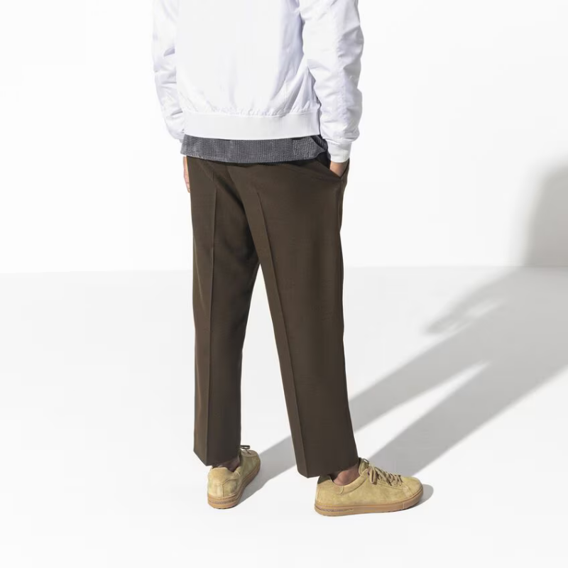 Birkenstock čevlji Bend low semiš usnje Faded Khaki 1017725