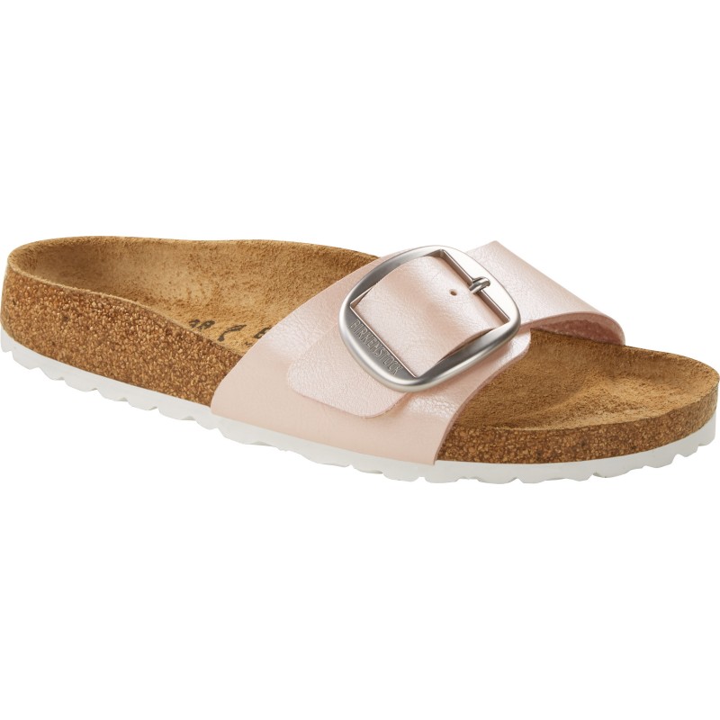 Birkenstock Madrid Birkoflor filc BB svetlo roza barve ozko kopito 1018773