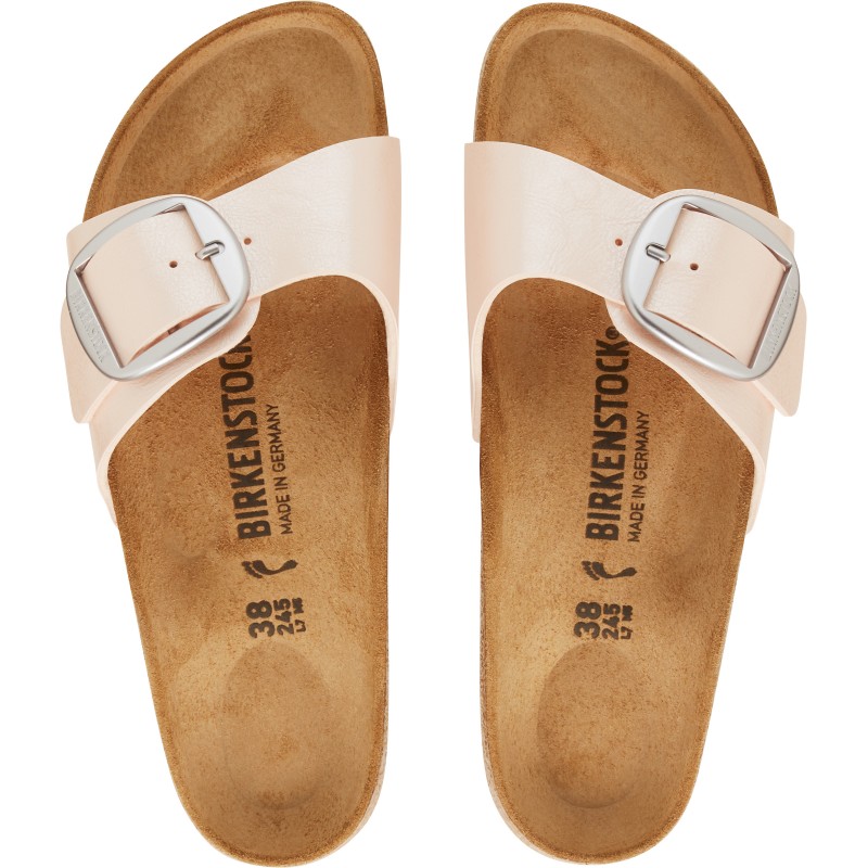 Birkenstock Madrid Birkoflor filc BB svetlo roza barve ozko kopito 1018773