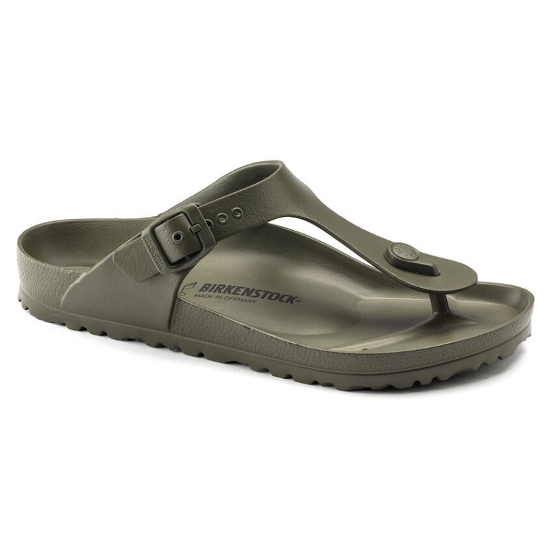 Birkenstock Gizeh EVA unisex natikači khaki regular kopito 1019143