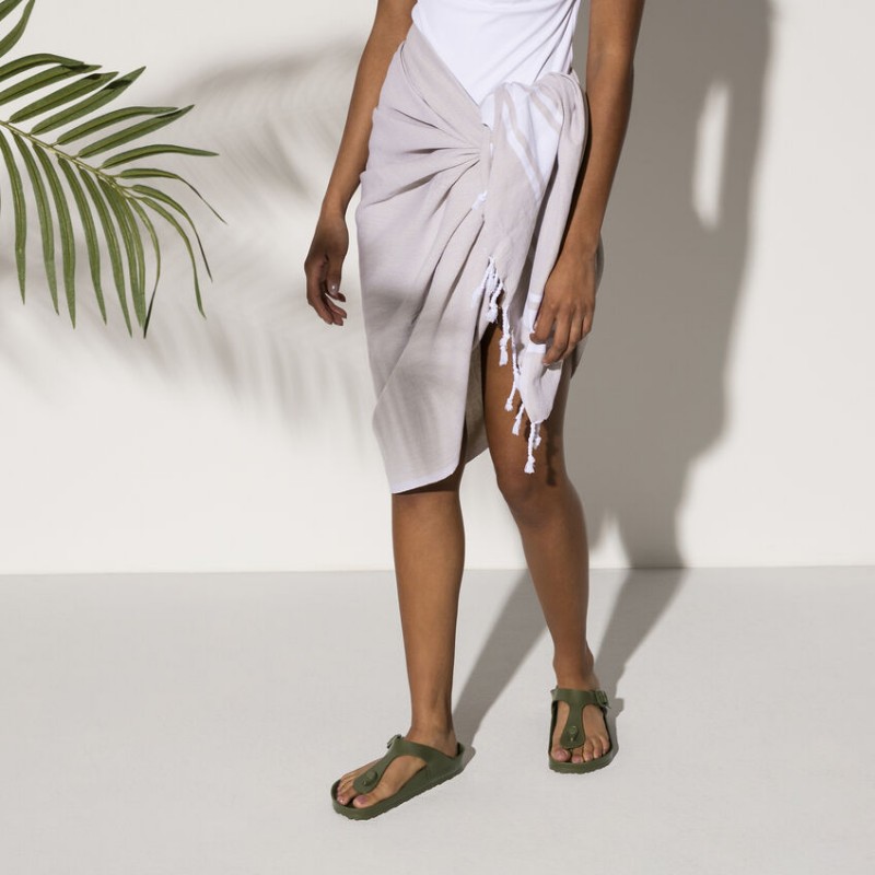 Birkenstock Gizeh EVA unisex natikači khaki regular kopito 1019143