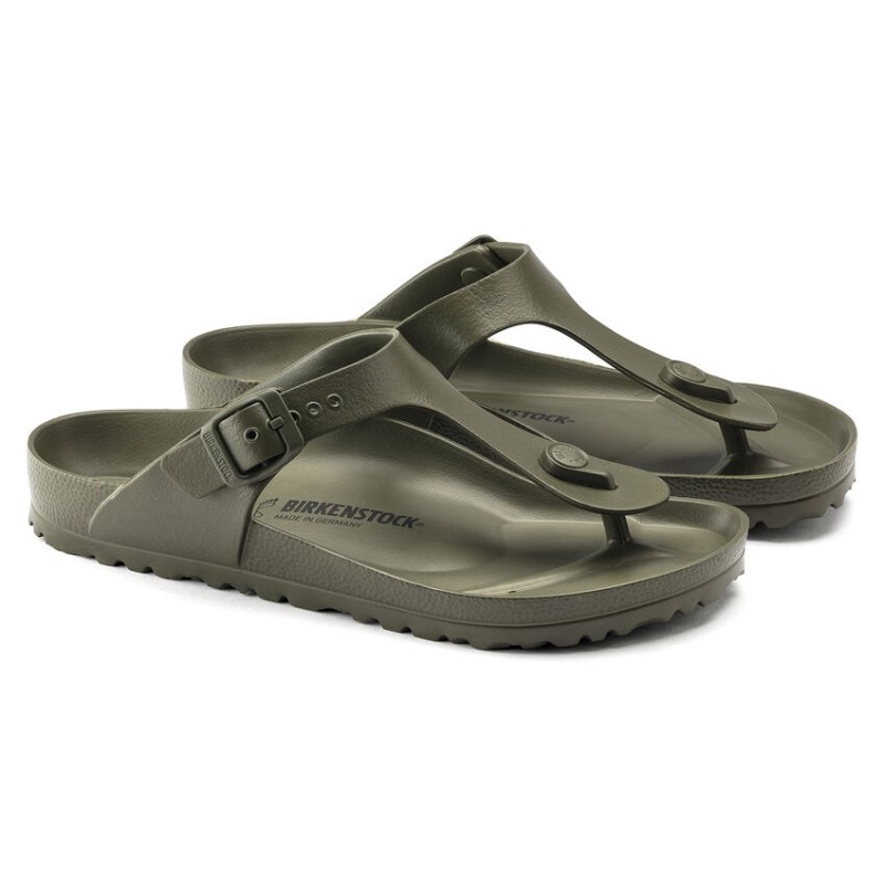 Birkenstock Gizeh EVA unisex natikači khaki regular kopito 1019143