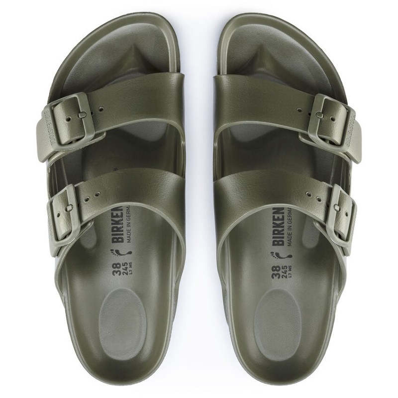Birkenstock Arizona EVA Khaki ženski natikač ozko kopito 1019152