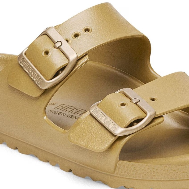 Birkenstock Arizona EVA  ženski natikači zlati ozko kopito 1022465