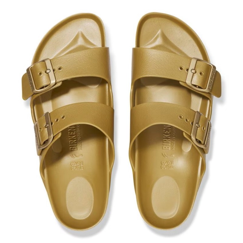 Birkenstock Arizona EVA  ženski natikači zlati ozko kopito 1022465