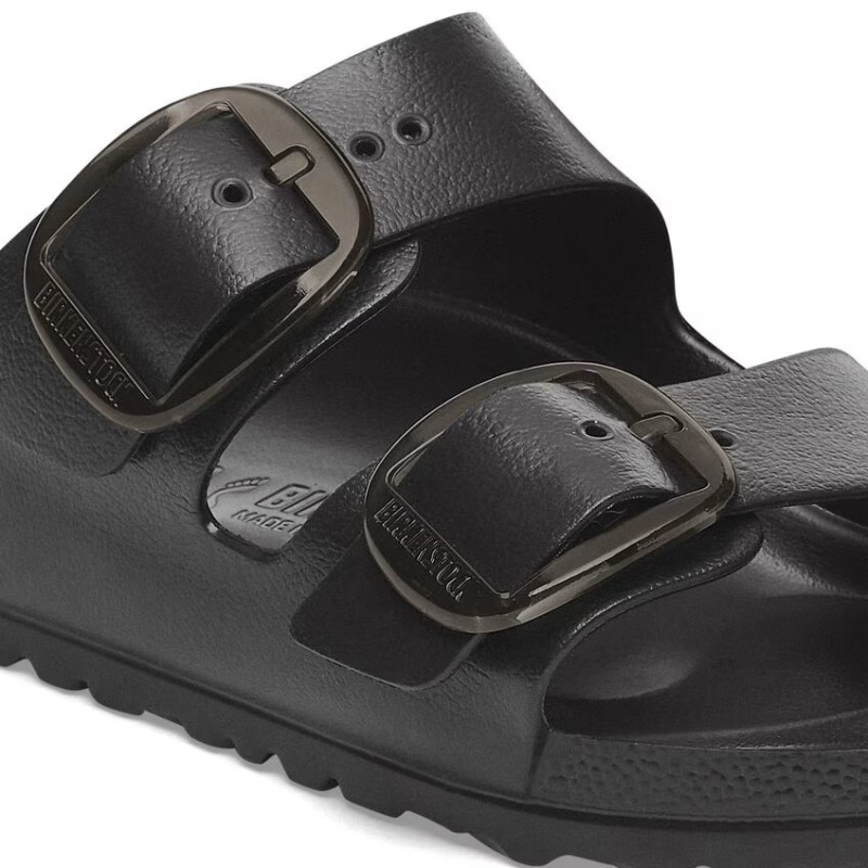 Birkenstock Arizona EVA big buckle ženski natikači črni ozko kopito 1029641