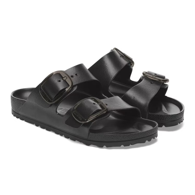 Birkenstock Arizona EVA big buckle ženski natikači črni ozko kopito 1029641