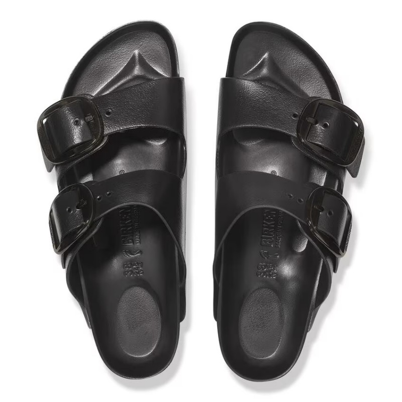 Birkenstock Arizona EVA big buckle ženski natikači črni ozko kopito 1029641