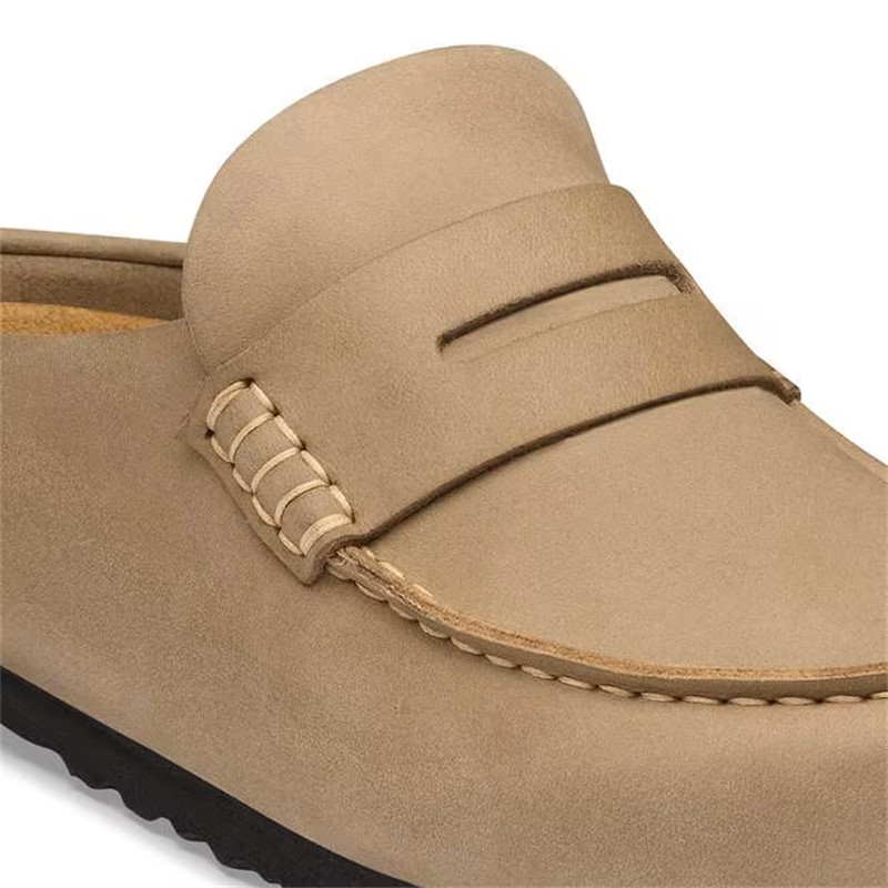 Birkenstock Naples v oljenem usnju in v tabacco rjavi barvi regular kopito 1032718