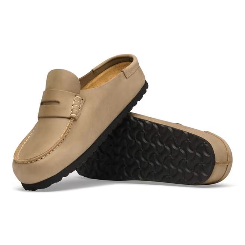 Birkenstock Naples v oljenem usnju in v tabacco rjavi barvi regular kopito 1032718