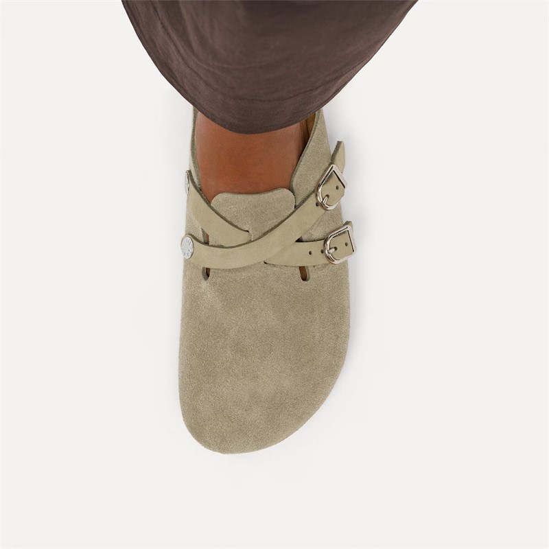 Birkenstock Blair ženski natikač v semiš usnju regular kopito 1032884
