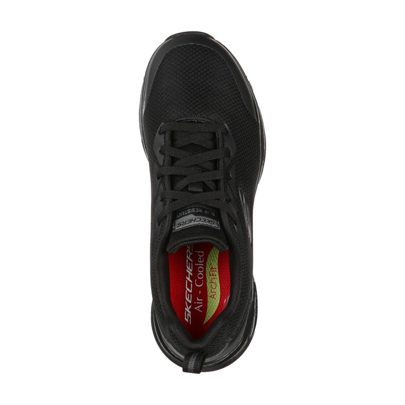 Skechers Work Arch-fit sr ženski v črni barvi 108019