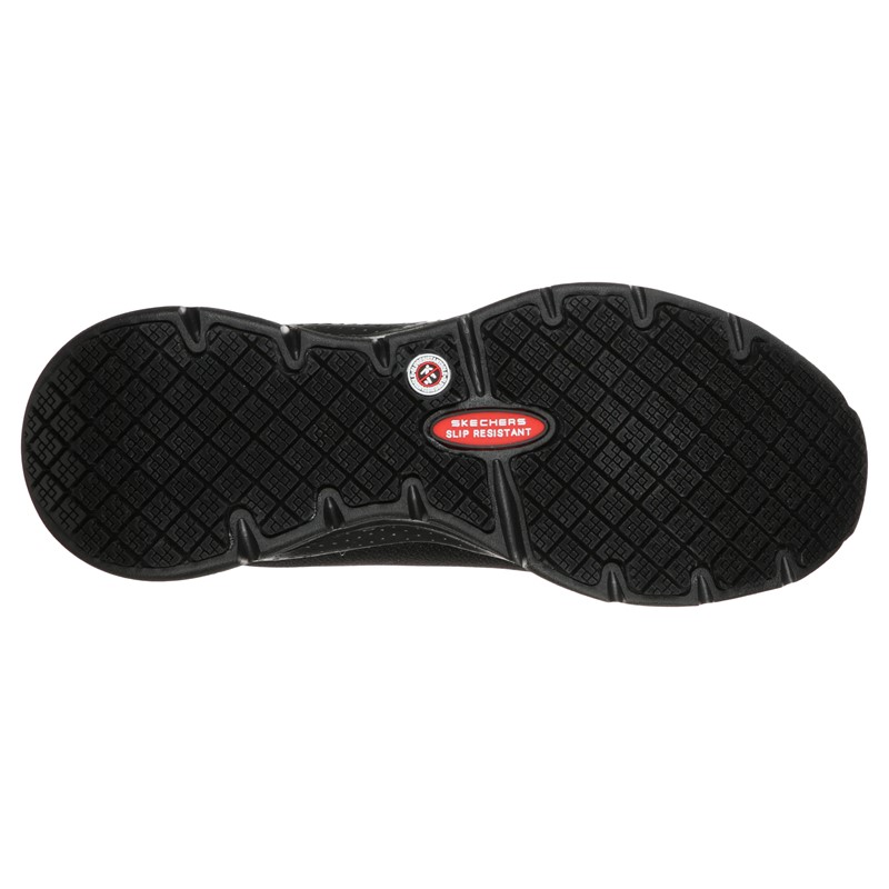 Skechers Work Arch-fit sr ženski v črni barvi 108019