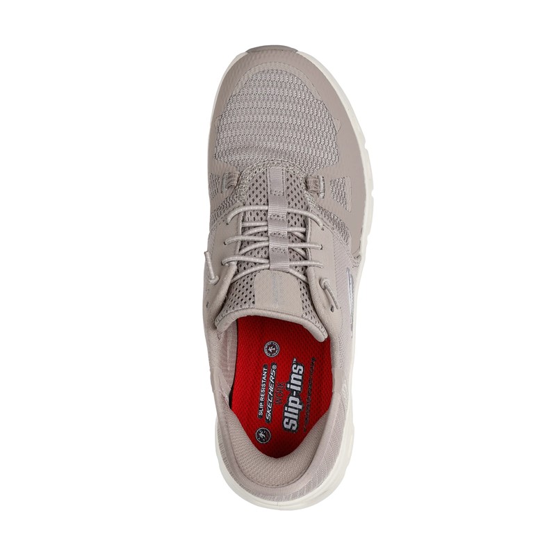 Skechers Work Glide-Step Pro Edrura ženski superg v bež barvi 108261