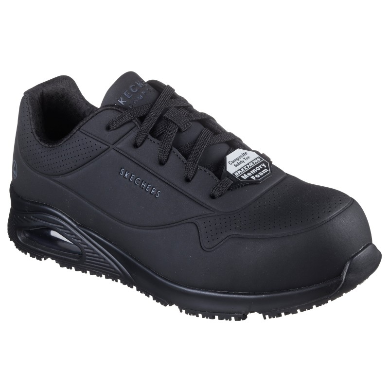 Skechers Work Uno SR Doltin karbonska zaščitna kapica 200177 EC/BLK