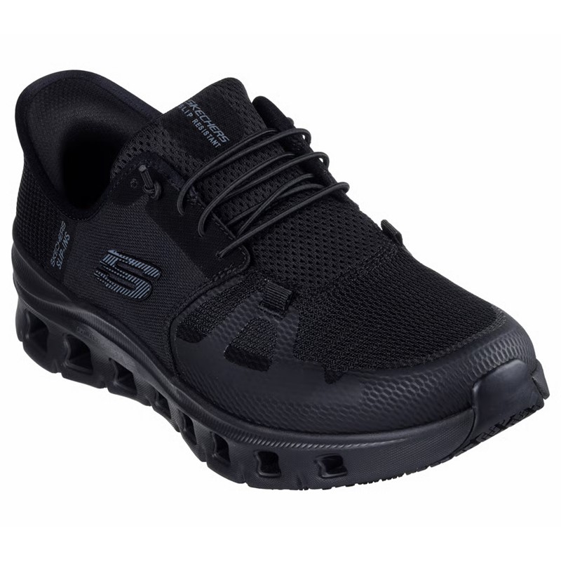 Skechers Work Glide-Step Pro moški superg v črni barvi 200337