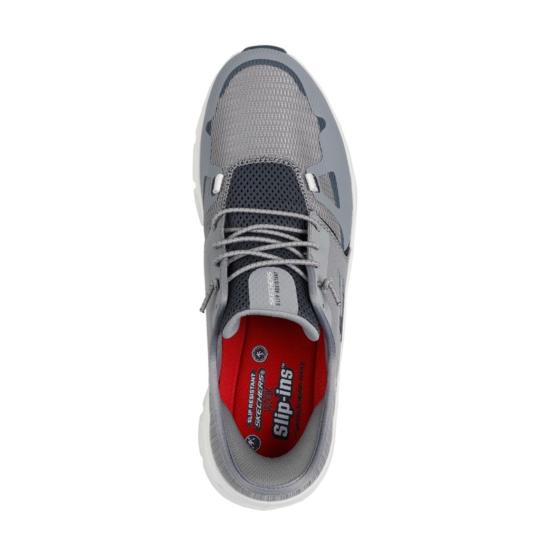 Skechers Work Glide-Step Pro moški superg v sivi barvi 200337
