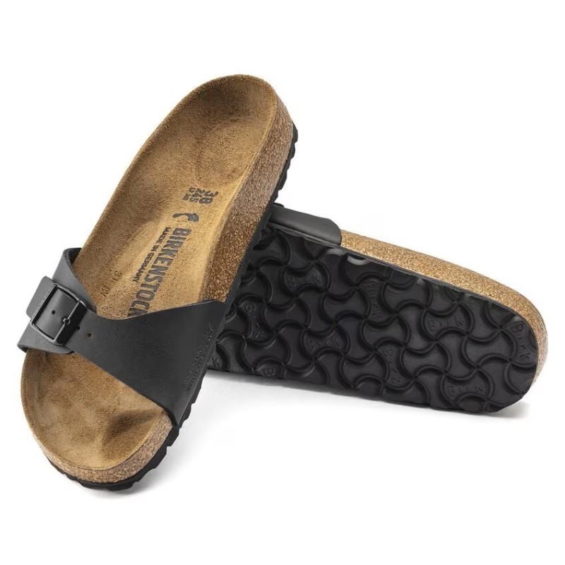 Birkenstock Madrid birkoflor filc ozko kopito črni 040793