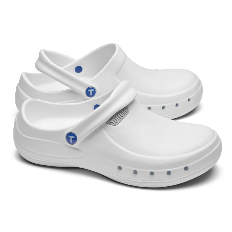 Toffeln EziKlog ženski natikač beli 0865W 