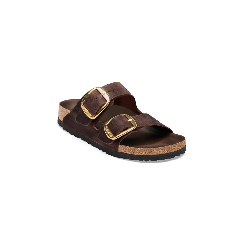 Birkenstock Arizona Big Buckle oljeno usnje v habana barvi regular kopito 1032886