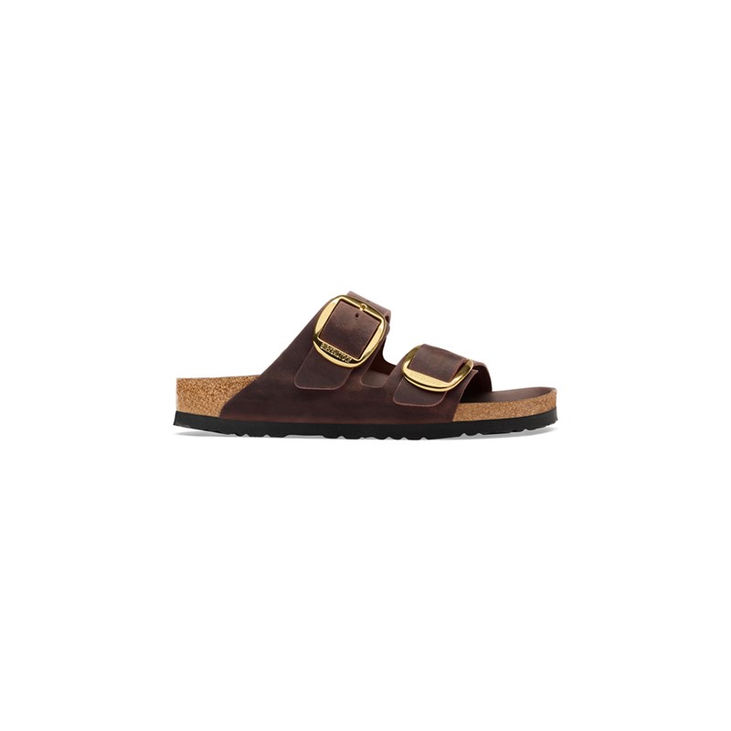 Birkenstock Arizona Big Buckle oljeno usnje v habana barvi regular kopito 1032886