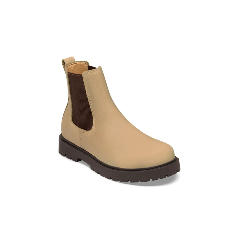 Birkenstock Highwood gležnar v oljenem usnju tabacco brown regular kopito 1033180