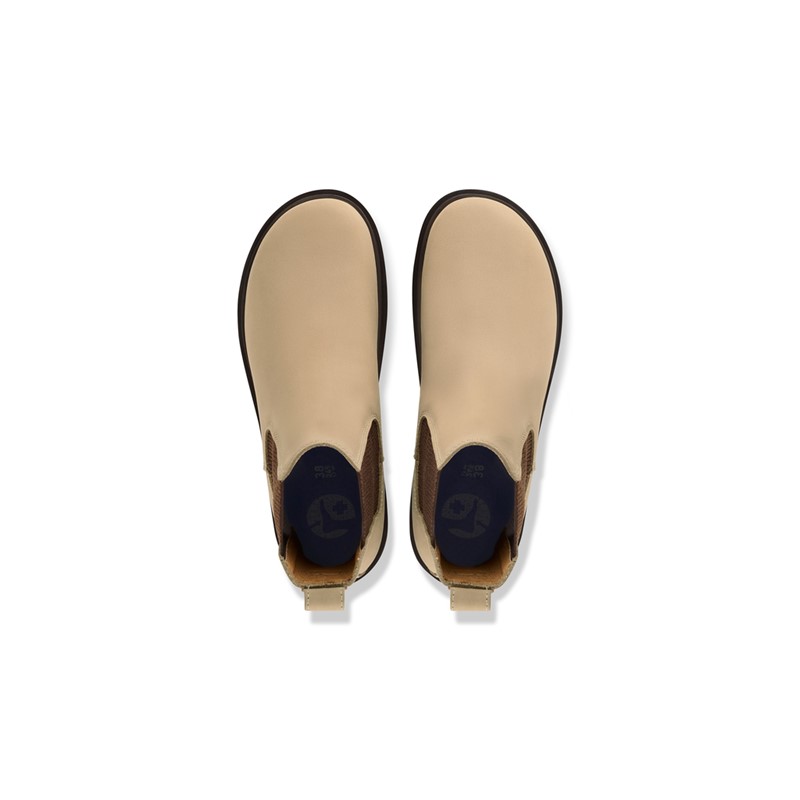 Birkenstock Highwood gležnar v oljenem usnju tabacco brown regular kopito 1033180