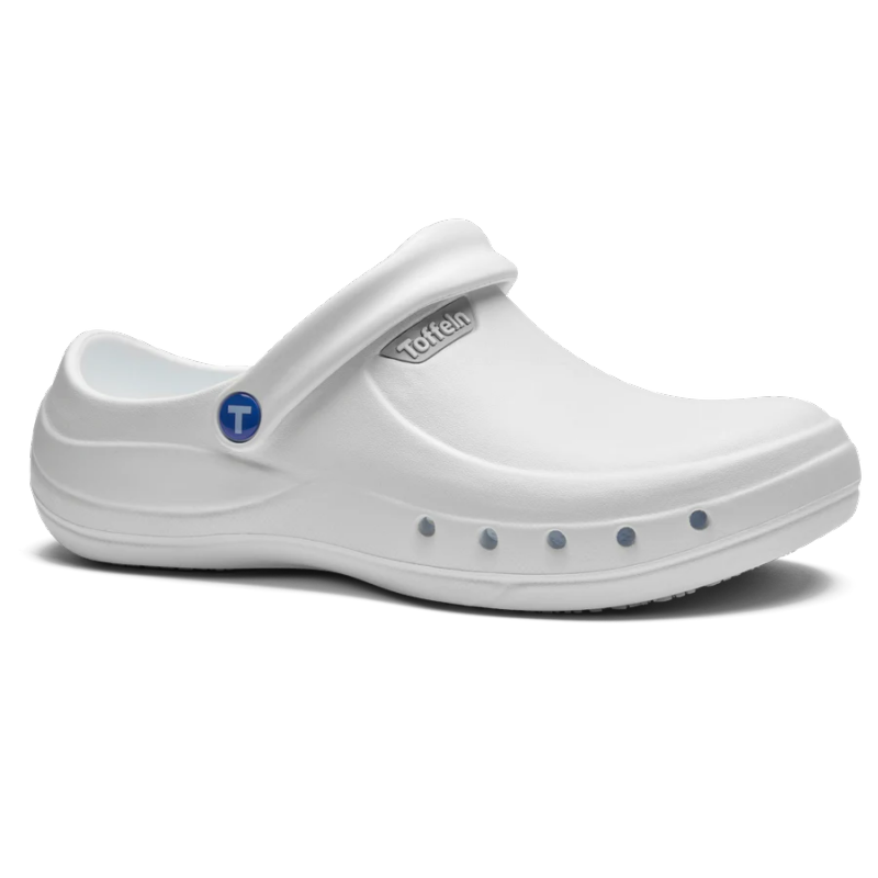 Toffeln EziKlog ženski natikač beli 0865W 