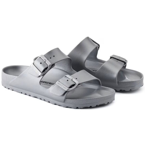 Birkenstock Arizona EVA  ženski natikači srebrni ozko kopito 1003491