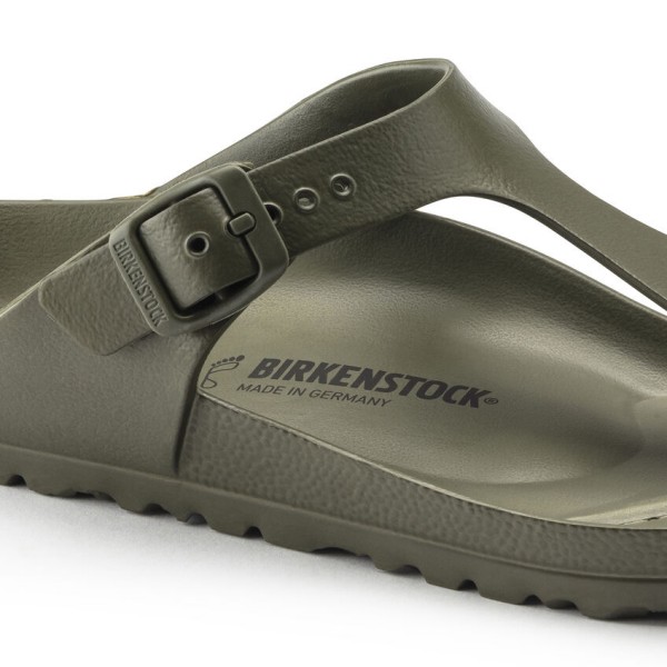 Birkenstock Gizeh EVA unisex natikači khaki regular kopito 1019143