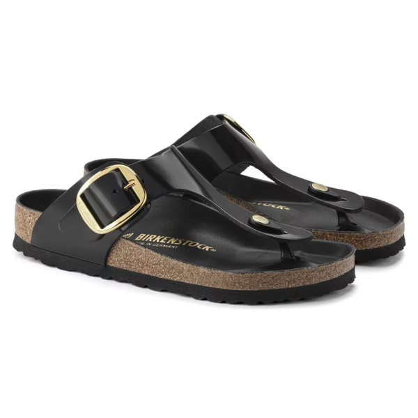 Birkenstock Gizeh Big Buckle High Shine Black regular 1021467