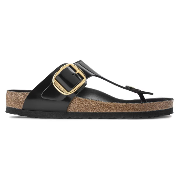 Birkenstock Gizeh Big Buckle High Shine Black regular 1021467