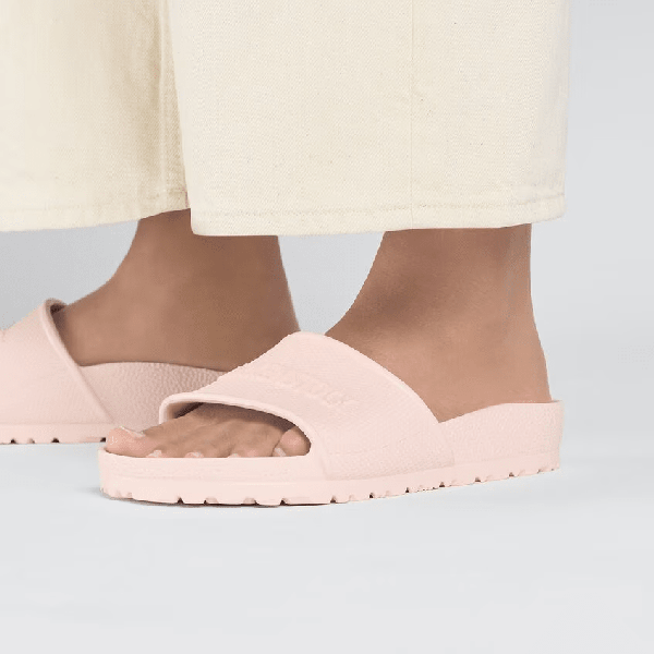 Birkenstock Barbados ženski natikač v Light Rose barvi Regular 1026141