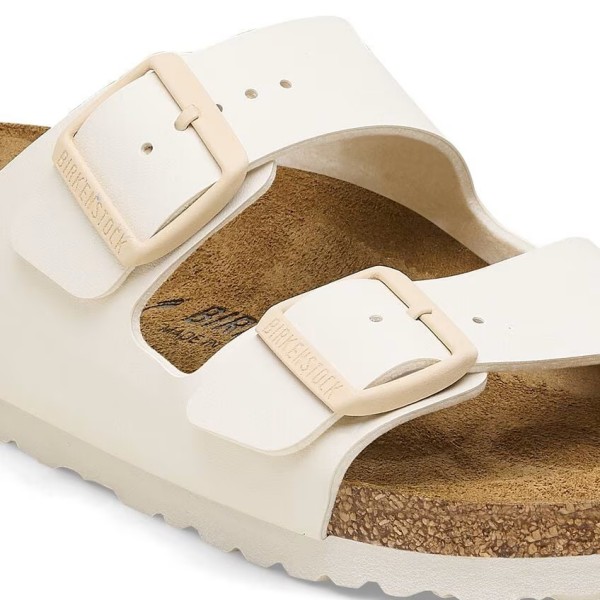 Birkenstock Arizona ženski natikač Birkoflor filc eggshell regular kopito 1027346 