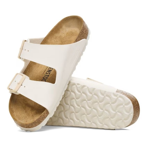 Birkenstock Arizona ženski natikač Birkoflor filc eggshell regular kopito 1027346 