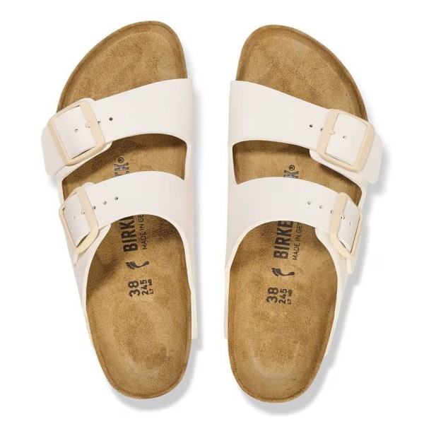 Birkenstock Arizona ženski natikač Birkoflor filc eggshell regular kopito 1027346 