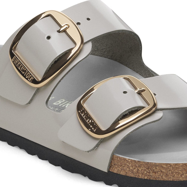 Birkenstock Arizona Big Buckle high shine stone coin regular 1029346