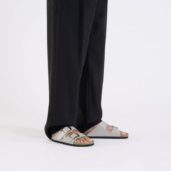 Birkenstock Arizona Big Buckle high shine stone coin regular 1029346