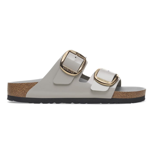 Birkenstock Arizona Big Buckle high shine stone coin regular 1029346
