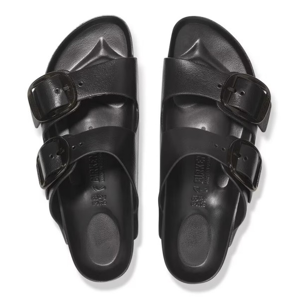 Birkenstock Arizona EVA big buckle ženski natikači črni ozko kopito 1029641