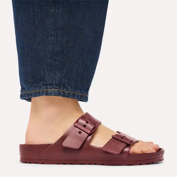 Birkenstock Arizona EVA Khaki moški natikač v barvi zinfindel regular kopito 1032488