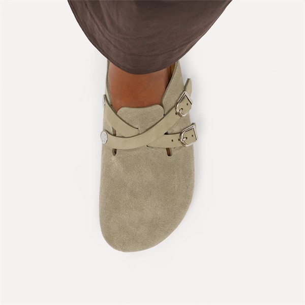 Birkenstock Blair ženski natikač v semiš usnju regular kopito 1032884
