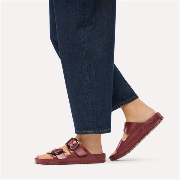 Birkenstock Arizona EVA big buckle ženski natikači zinfandel ozko kopito 1033115