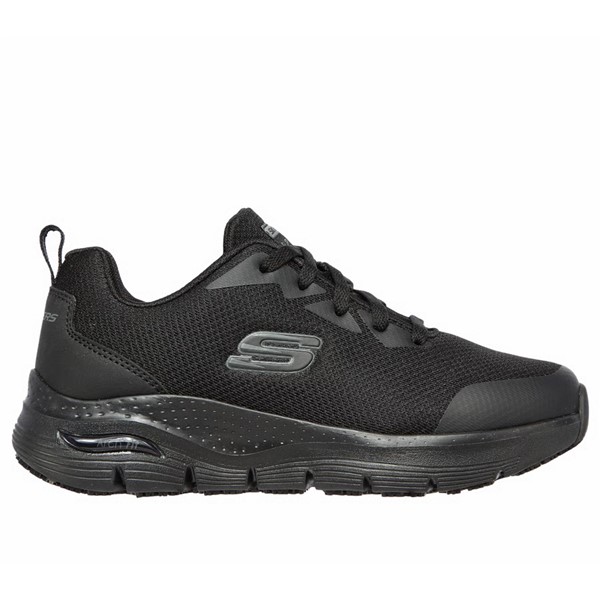 Skechers Work Arch-fit sr ženski v črni barvi 108019