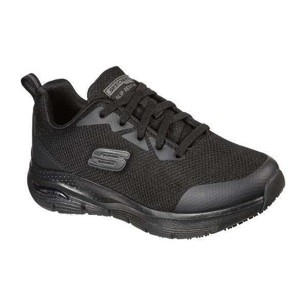 Skechers Work Arch-fit sr ženski v črni barvi 108019