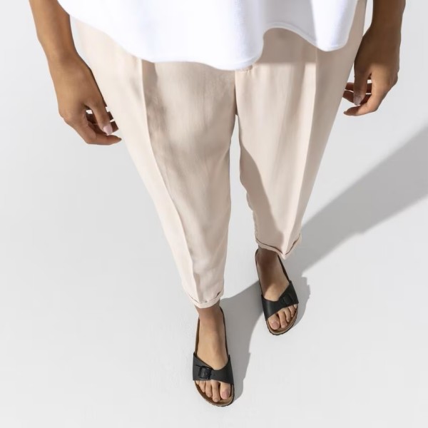 Birkenstock Madrid birkoflor filc ozko kopito črni 040793