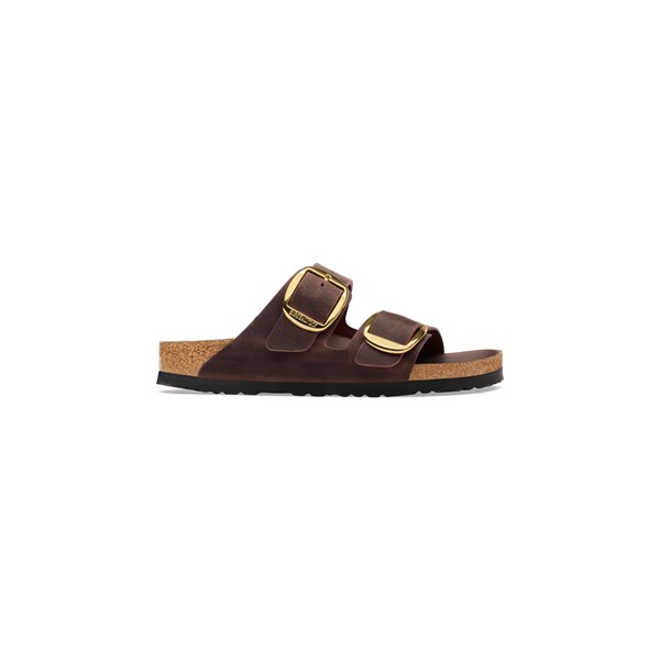 Birkenstock Arizona Big Buckle oljeno usnje v habana barvi regular kopito 1032886