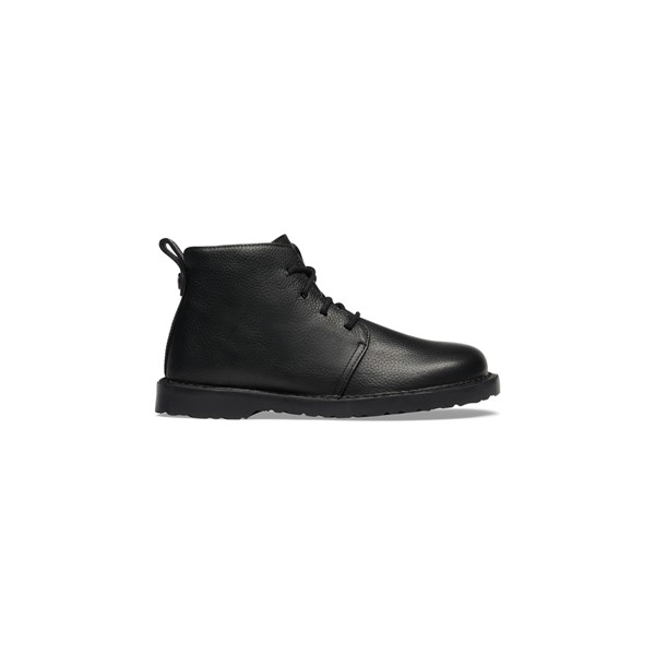 Birkenstock Uppsala gležnar v črnem gladkem usnju regular kopito 1032824