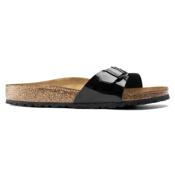Birkenstock Madrid lakasti črni ozko kopito 40303