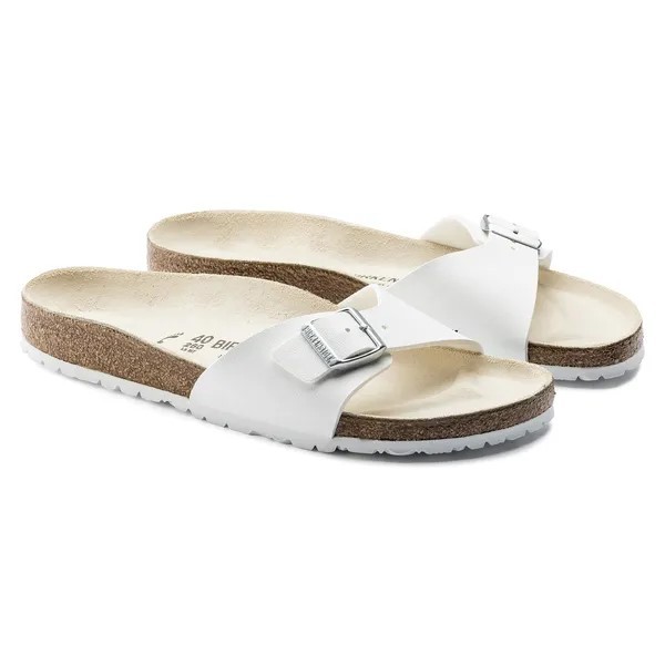 Birkenstock Madrid birkoflor filc beli ozko kopito 040733